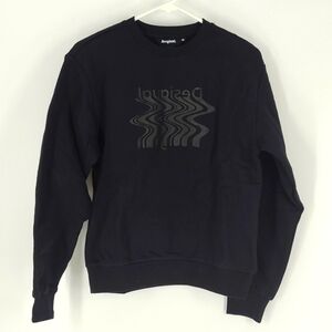 Desigual. Size XS Black Pakaian Jadi Wanita Sweatshirt